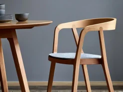 Grüne Erde Asensio Stuhlauflage, inkl. Gitterstoppmatte, 100% SSW - Filz Haselnuss