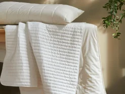 Grüne Erde Auflage Leinen/Baumwolle, 90 x 200 cm, 100 g/m2, GOTS, NATURTEXTIL-BEST