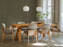 Grüne Erde Ausziehtisch Ketil, L 180/240 x B 100 cm,