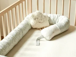 Kinder Grüne Erde Baby- & Kinderschlafschlange, Julie , 10 x 200 cm, Bezug: 100 % Baumwolle, Füllung: 100 % Naturlatex, GOTS