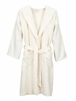 Grüne Erde Bademantel Damen, raute natur, XS/S, 100 % Baumwolle, GOTS