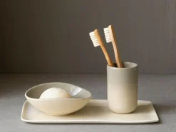 Grüne Erde Becher aus Keramik, salbei ø 6 cm x 9 cm