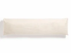 Grüne Erde Überzug für großes Stützkissen HENRY, natur, 30 x 120 x 8 cm, 60 % Baumwolle/40 % Leinen