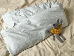 Grüne Erde Überzug für Still- und Seitenschläferkissen, Julie , 37 x 180 cm, 100 % Baumwolle, GOTS