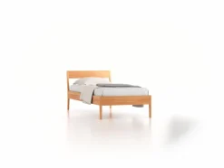 Kinder Grüne Erde Bett Almeno mit Steg - Betthaupt, 90 x 200, Buche