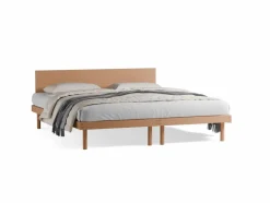 Grüne Erde Bett Jukai Pur, mit Flächenbetthaupt, inkl. integriertem Lattenrost, 180 x 200 cm,