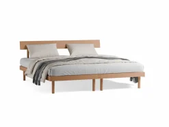 Grüne Erde Bett Jukai Pur, mit Stegbetthaupt, inkl. integriertem Lattenrost, 180 x 200 cm,