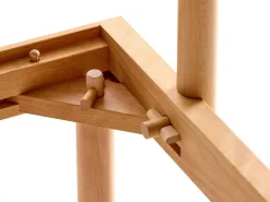 Grüne Erde Bett Jukai Pur, ohne Betthaupt mit Bettrahmenhousse, inkl. integriertem Lattenrost, 180 x 200 cm, Baumwollstoff Ondula Greige (139),