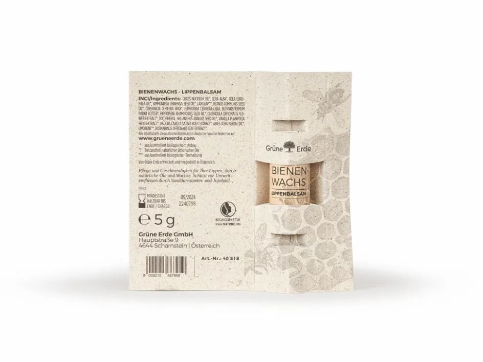 Grüne Erde BIENENWACHS Lippenbalsam 5 g