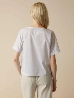 Grüne Erde Bluse aus Bio-Baumwolle, 82 safari sprenkeldruck, 38, GOTS