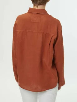 Grüne Erde Bluse aus Bio-Leinen, , 38, GOTS