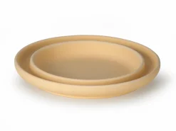 Grüne Erde Brotbackplatte aus Spezialkeramik, ø 30 cm, H 4 cm