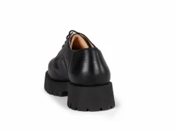 Grüne Erde Budapester aus Bio Leder, 01 schwarz, 38