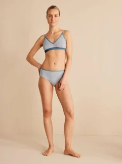 Grüne Erde Bustier, 100 % Bio Baumwolle, 04 grau melange, 85A