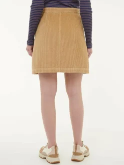 Grüne Erde Cordrock aus Bio-Baumwolle, , 38, GOTS