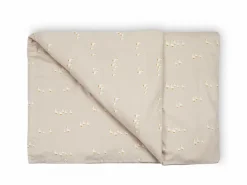 Kinder Grüne Erde Deckenüberzug FREDERIK, sand, 80 x 80 cm, 100 % Baumwolle, Satin, GOTS