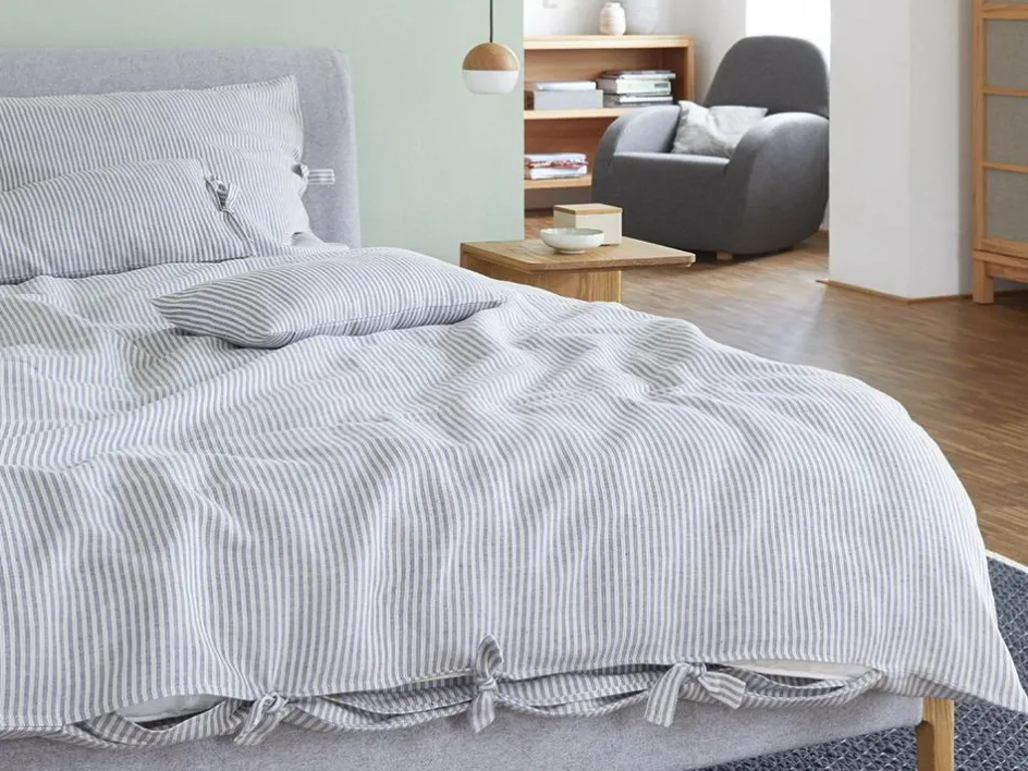 Grüne Erde Deckenüberzug HENRY, , 140 x 200 cm, 60 % Baumwolle/40 % Leinen, GOTS