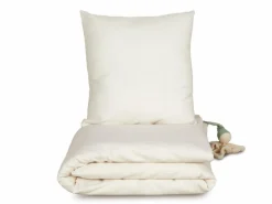 Kinder Grüne Erde Deckenüberzug ILVA, natur hell, 80 x 80 cm, 100 % Baumwolle, Flanell, GOTS