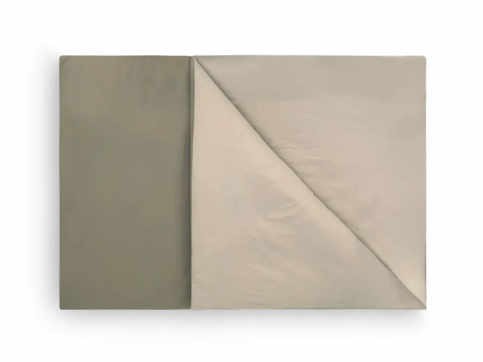 Grüne Erde Deckenüberzug ILVA, , 140 x 200 cm, 100 % Baumwolle, Flanell, GOTS