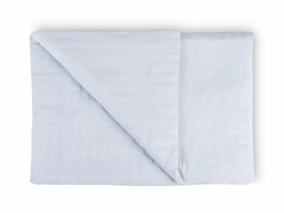 Kinder Grüne Erde Deckenüberzug MAXI, himmelblau, 80 x 80 cm, 100 % Baumwolle, Crincle, GOTS, NATURTEXTIL BEST