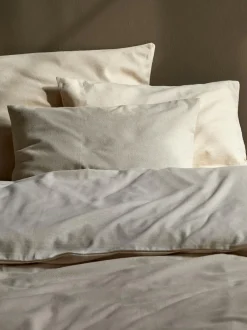 Grüne Erde Deckenüberzug MELBA, natur, 140 x 200 cm, 100 % Baumwolle, Edelflanell, GOTS