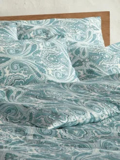 Grüne Erde Deckenüberzug PRISKA, , 140 x 200 cm, 100 % Baumwolle, Satin, GOTS