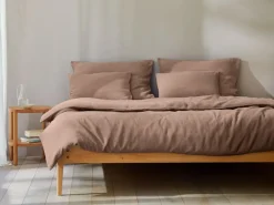 Grüne Erde Deckenüberzug VIVIEN, , 140 x 200 cm, 100 % Baumwolle, Musselin, GOTS