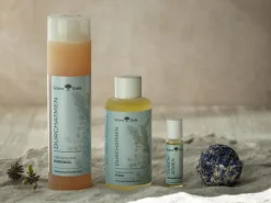 Grüne Erde DURCHATMEN - Badekugel Eukalyptus & Kornblume 50 g