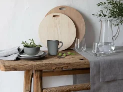 Grüne Erde 6er-Set Wasser- & Saftglas Blume der Venus, H 10 cm, ø 8 cm, 370 ml