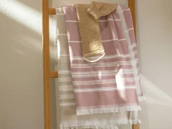 Grüne Erde Flachs-Massagehandschuh ca. 23 x 12 cm