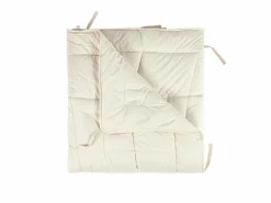 Grüne Erde Ganzjahresdecke feine Schafschurwolle, 140 x 200 cm, 400 g/m2, GOTS, NATURTEXTIL BEST