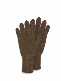 Grüne Erde Handschuhe aus Yakwolle, 67 espresso, S