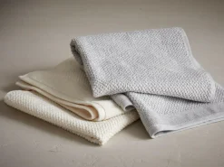 Grüne Erde Handtuch Perlfang, , 50 x 100 cm, 100 % Baumwolle, GOTS