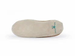 Grüne Erde Hausschuh Amale, , Größe 38/39, 100 % Schurwolle (Schaf) mit pflanzlich gegerbter Ledersohle