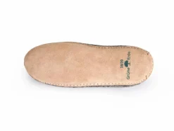 Grüne Erde Hausschuh Amale, , Größe 38/39, 100 % Schurwolle (Schaf) mit pflanzlich gegerbter Ledersohle