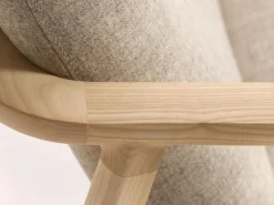 Grüne Erde Hochlehner Ketil inkl. Nackenkissen, Wollstoff Tano Natur (79),