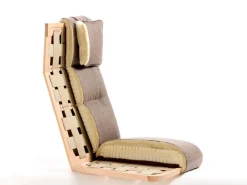 Grüne Erde Hochlehner Ketil inkl. Nackenkissen, Wollstoff Tano Natur (79),