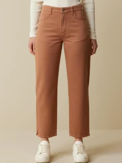 Grüne Erde Hose-7/8, 100 % Bio-Baumwolle, 25 kupfer, 32, GOTS