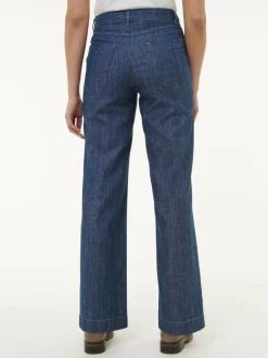 Grüne Erde Hose aus Bio-Baumwolle, 36 dark denim, 38, GOTS