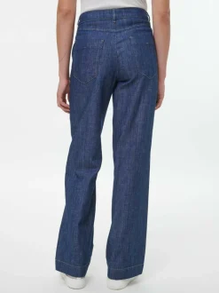 Grüne Erde Hose aus Bio-Baumwolle, 36 dark denim, 38, GOTS