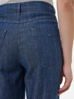 Grüne Erde Hose aus Bio-Baumwolle, 36 dark denim, 38, GOTS