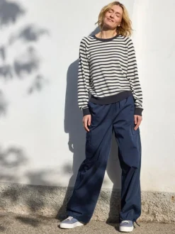 Grüne Erde Hose aus Bio-Baumwolle, 38 navy, 38, GOTS