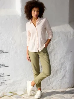 Grüne Erde Hose aus Bio-Baumwolle, , 38, GOTS