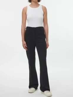 Grüne Erde Hose aus Bio-Baumwolle, 01 schwarz, 38, GOTS