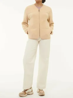 Grüne Erde Jacke aus Bio-Baumwolle, 57 caramel, S, GOTS