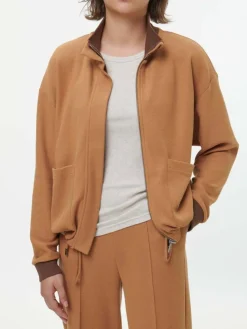 Grüne Erde Jacke aus Bio-Baumwolle, 57 zimt, S, GOTS