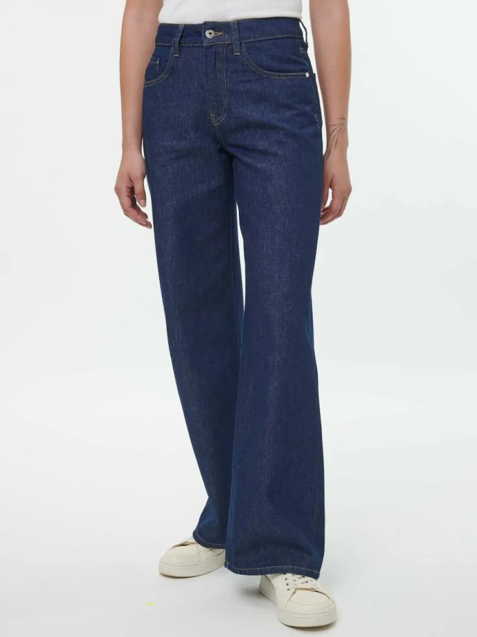 Grüne Erde Jeans weites Bein, 100% Bio-Baumwolle, , 36, GOTS