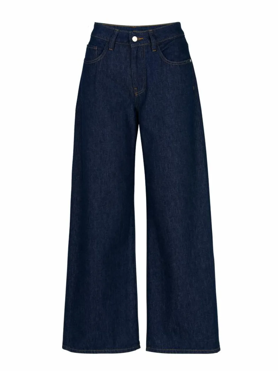 Grüne Erde Jeans weites Bein, 100% Bio-Baumwolle, , 36, GOTS