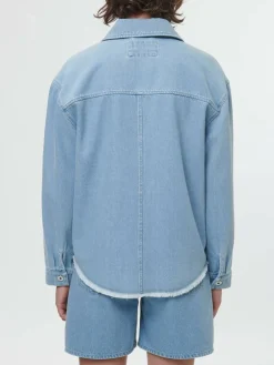 Grüne Erde Jeansjacke aus Bio-Baumwolle, 34 light blue denim, 38, GOTS