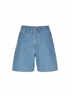 Grüne Erde Jeansshorts aus Bio-Baumwolle, 34 light blue denim, 38, GOTS
